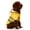 Yellow-Small, variant on Reflective Dog Raincoat with Hood, Yellow Small, Waterproof Lightweight Pet Apparel for Puppies