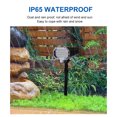 thumbnail image 4 of Amdohai Solar Lamp Automatic Rotation Infrared Sensor Lawn Lamp Wall Lamp IP65 Waterproof for Garden, 4 of 8