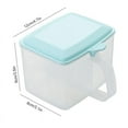 thumbnail image 3 of Spice Jar Plastic Portable 2-Grid Seasoning Box Spice Container with Lid & Spoon, 3 of 9