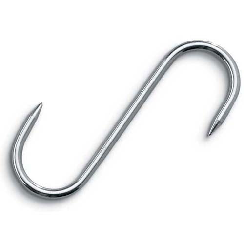 6 x 6" Butcher Meat Hook 150mm S-Hook Hard Stainless Quality Food 