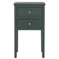 thumbnail image 2 of SAFAVIEH Toby Nightstand With Storage Drawers Dark Teal, 2 of 7