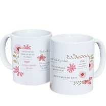 GiftsForYouNow Scripture Mug – Floral Bible Verse Collage Christian Coffee Cup