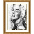 thumbnail image 2 of P Muir 25x32 Gold Ornate Wood Framed With Double Matting Wall Art Titled - Marilyn, 2 of 6