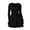 Black, variant on Women's Long Sleeve Dresses Square Neck Casual Party Club A-Line Mini Dress, A Dress Black M