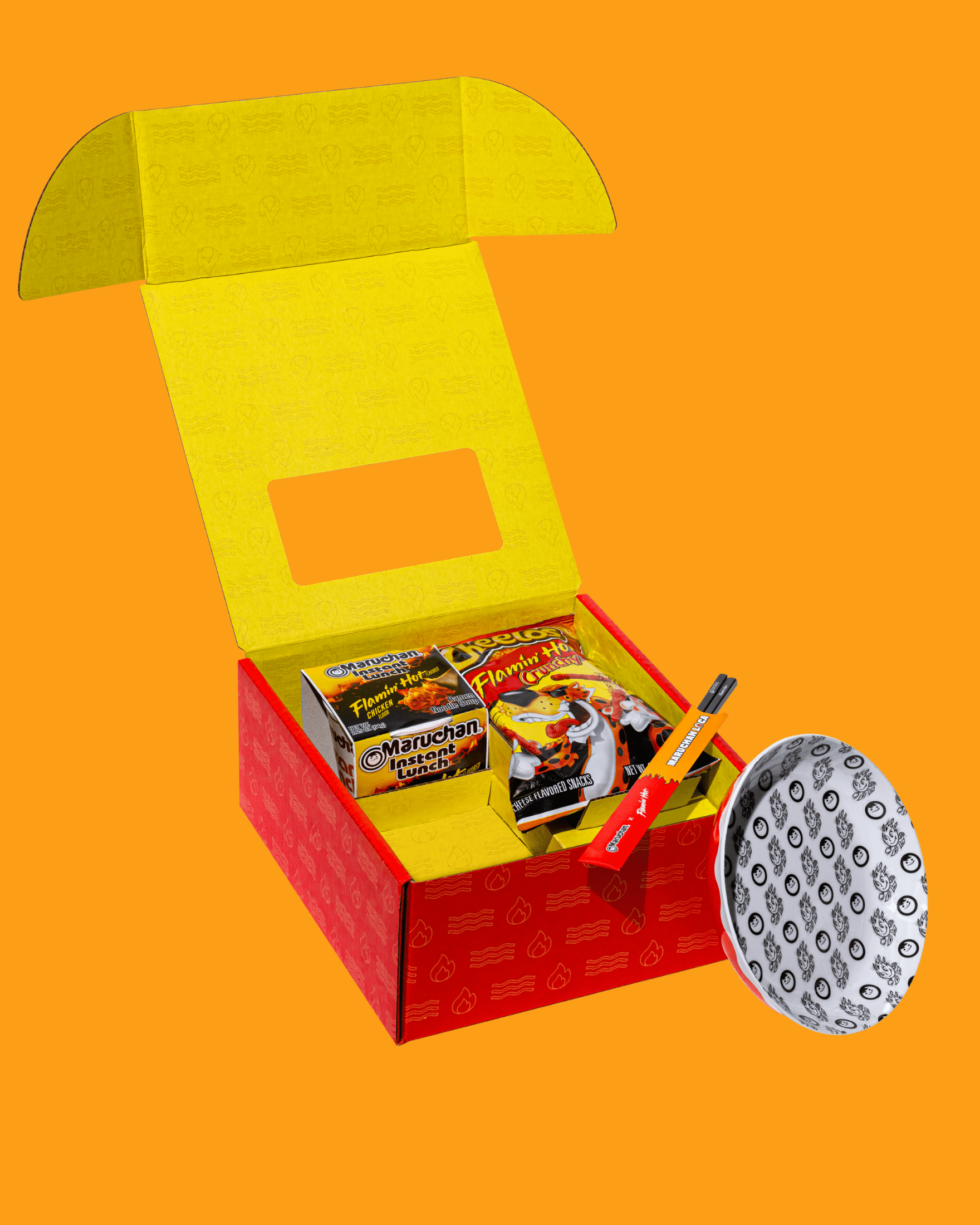 Limited Edition Maruchan Loca Starter Kit, featuring new Flamin