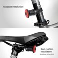 thumbnail image 3 of Muyoka Luz trasera de bicicleta Sensor inteligente Luces de freno Batería incorporada de 500 mAh Luz trasera de freno de bicicleta recargable USB IPX6 Impermeable 6 modos de flash Luces LED de adverte Muyoka Hogar, 3 of 7