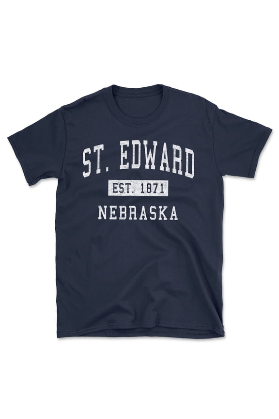 St. Edward Nebraska Classic Established Men's Cotton T-Shirt