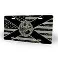 thumbnail image 2 of Yehwow Black State of Florida Flag Metal Car Plate Aluminum License Plate, 2 of 6