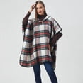 thumbnail image 6 of ZEBLIOSO Women's Hooded Shawls and Wraps Cowgirl Style in Winter Western Ponchos One Size, 6 of 6