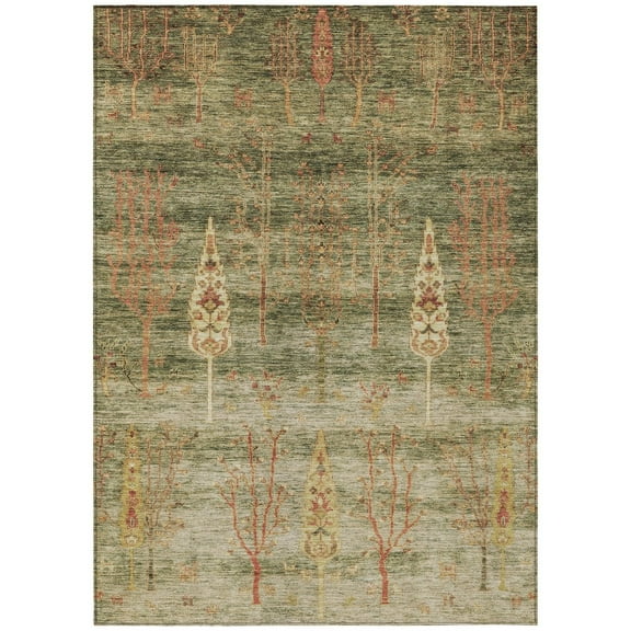 Dalyn Rugs Machine Washable Indoor/Outdoor Chantille Aloe 10' x 14' Rug