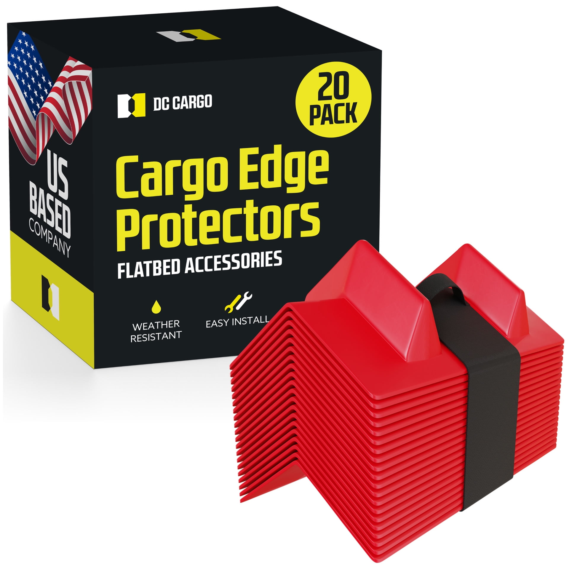 "Vee Board Carryon Pack of 20 Red VBoards, Cargo Load Corner Edge