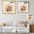 thumbnail image 4 of Designart "Pink And Cream Flowers Bouquet Elegance" Floral Bouquet Wall Decor, 4 of 5