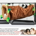 thumbnail image 4 of Pet Enjoy Hamster Tunnels Tubes Hammock Bed,Warm Swing Pet Hammock Guinea Pig Hideout Tunnel Tubes Toys for Rats Squirrel Ferrets Small Animal, 4 of 7
