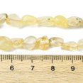 thumbnail image 5 of Natural Gold Prehnite Beads Strands Tumbled Stone 6.5-10x5-7x4-6.5mm Hole: 1mm 46-53pcs/strand 15.16''-15.75''(38.5-40cm), 5 of 5