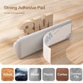 thumbnail image 3 of Cable Clips, Cute Bear Desktop Cord Organizer, 5Pack (5 Slots) Silicone Adhesive Cable Holder, 3 of 4