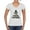 White, variant on Cat I Am Your Father Cat Lover Women's Standard V-Neck Tee, Black, X-Large