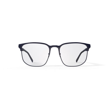 Walmart Men's Logan Square Prescription Eyeglasses with Case, Navy Blue