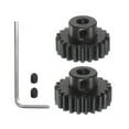 thumbnail image 1 of 1 M1 Piñón Motor Engranaje Juego 2uds 21T 22T Ajuste 5mm RC Motor Eje M1 Paso Engranajes para RC Coche, con Hexagonal Llave, 1 of 6