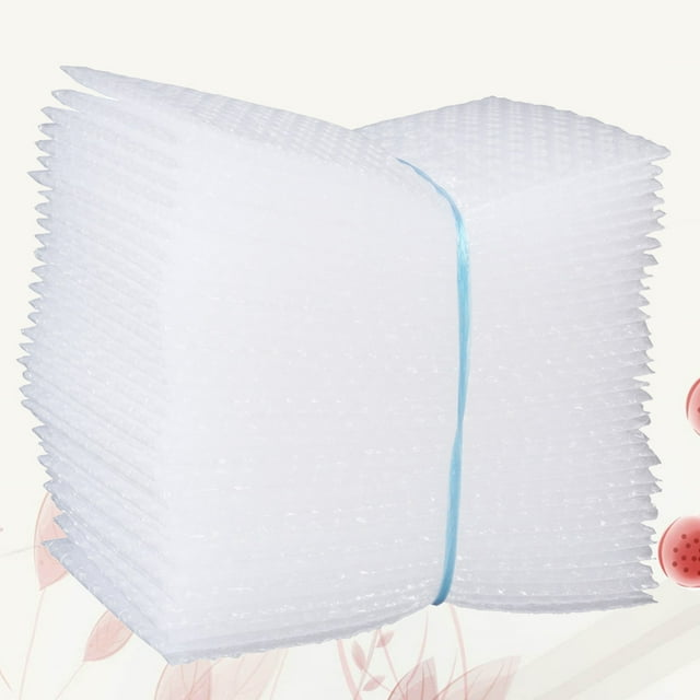 IFANLANDOR 100Pcs White Envelope Bubble Bag for Packing with Air Cushioning to Protect Fragile Items