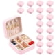 thumbnail image 1 of 20Pcs Organizadora de Joyero de Viaje, Jewelry Organizer para Mujer, Alhajeros Joyeria Mujer, Caja Joyero Accesorios para Anillos, Aretes, Pendientes, Pulseras y Collares (Rosa), 1 of 7