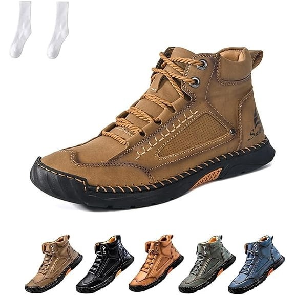 Sawbehind Mens Boots, 2025 New Outdoor Sawbehind Men'S Comfortable Handmade Leather Boots Shoes