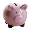thumbnail image 4 of GUOOL Banque d'Argent en Céramique pour Enfants Cochon Rose, 4 of 9