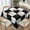 Black and White Checkered, variant on Square Table Cloth, Black and White Checkered Tablecloth Washable Dinng Table Covers Decorative for Kitchen & Table Linens 52" x 52"