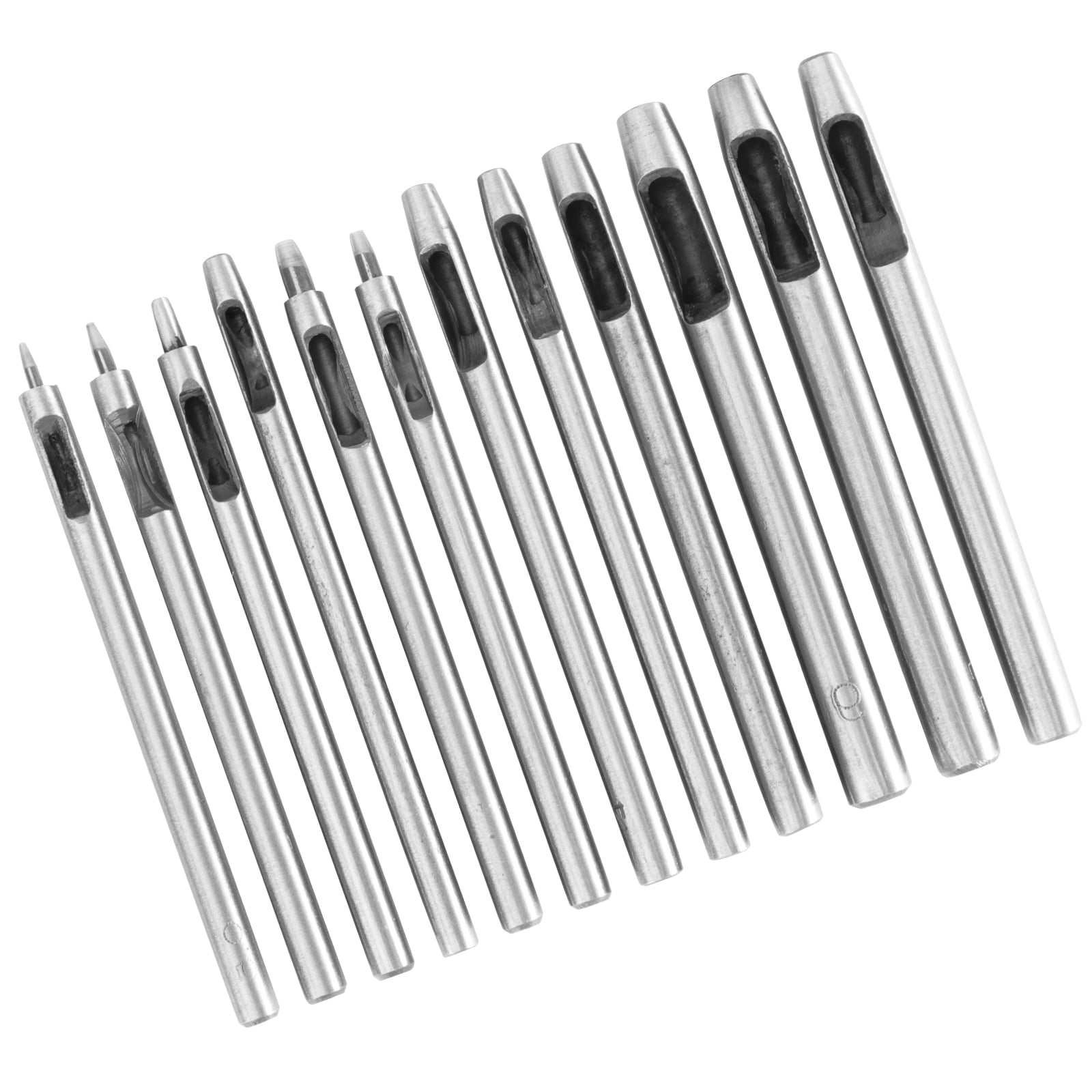 ELAYARD 12-Piece Heavy Duty Hole Punch Tool Set for Leatherworking, Crafts, Projects and More
