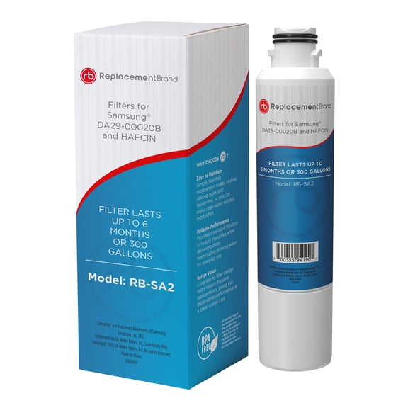 ReplacementBrand DA29-00020B Comparable Replacement for Samsung DA29-00020B HAF-CIN/EXP Aqua-Pire Plus Refrigerator Water Filter