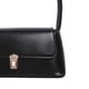 thumbnail image 2 of Bolso de hombro para mujer Bolso de mano retro informal Bolso de axila sólido de cuero PU (Negro) Sywqhk Para Estrenar, 2 of 3