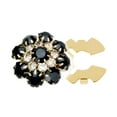 thumbnail image 3 of Abbracc Decorative Rhinestone Button Cover Party Daily Clip on for Adults Bags Dress gold black, 3 of 9