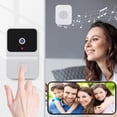 thumbnail image 1 of Pgyong Electronics Clearance Wireless Remote Video Doorbell Visual Doorbell WIFI Night Vision Two Way Audio Security Door Doorbell with Lithium Batteries and Dingdong Machine, 1 of 8