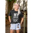 thumbnail image 4 of My Heart Belongs You Romantic Love Women's Plus Size Graphic Tee Brisco Brands 2X, 4 of 5
