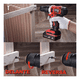 thumbnail image 4 of Taladro percutor inalámbrico de 13mm Negro con Rojo, 4 of 5