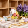 Boho Sheep Ornament Handmade Lint Figurine, Easter Tabletop Decor for ...