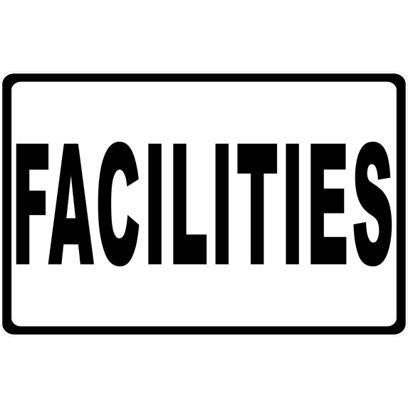 Facilities Sign