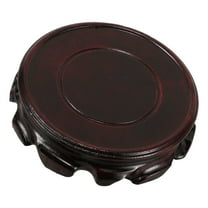 HOMEMAXS Wooden Planter Display Stand Chinese Fishbowl Display Stand Vase Pot Planter Stand Plant Pot Display Stand for Indoor and Outdoor Decoration