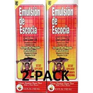 Emulsion De Scott (Tradicional Aciete De Higado De Bacalao) Net.Wt 360 –  Amigo Foods Store