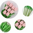 thumbnail image 3 of WE Artificial PU Tulips ，Real Touch Fake Flower Arrangement Bouquets for Home Office Wedding Decoration, 3 of 6