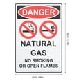 thumbnail image 2 of Minkissy Public No Smoking Sign Warning Sign White Iron Rectangular 1Pack, 2 of 5