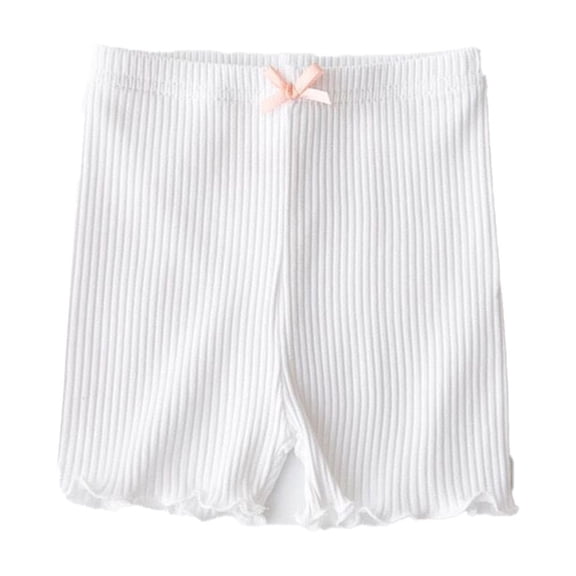 LYMAYTER Girls Bike Shorts Toddler Cartwheel Wear Under Dress Safety Summer Breathable Soft‌ 2-10Y