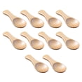 thumbnail image 3 of 10pcs Wooden Salt Spoons Mini Milk Powder Spoon Short Handle Ice Cream Scoop Kitchen Accessories (Natural Color), 3 of 9