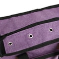 thumbnail image 4 of Yajisi Oxford Cloth Knitting Storage Bag, Portable Yarn Organizer for Crochet Needles, Sewing Supplies Tote Case for Crafting, Travel Knitting Project Carrier with Multiple Pockets - Purple, 4 of 5