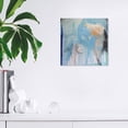 thumbnail image 2 of Wynwood Studio Canvas Buffy Walters - Blues on my Wall Abstract Paint Wall Art Canvas Print Blue Light Blue 12x12, 2 of 3