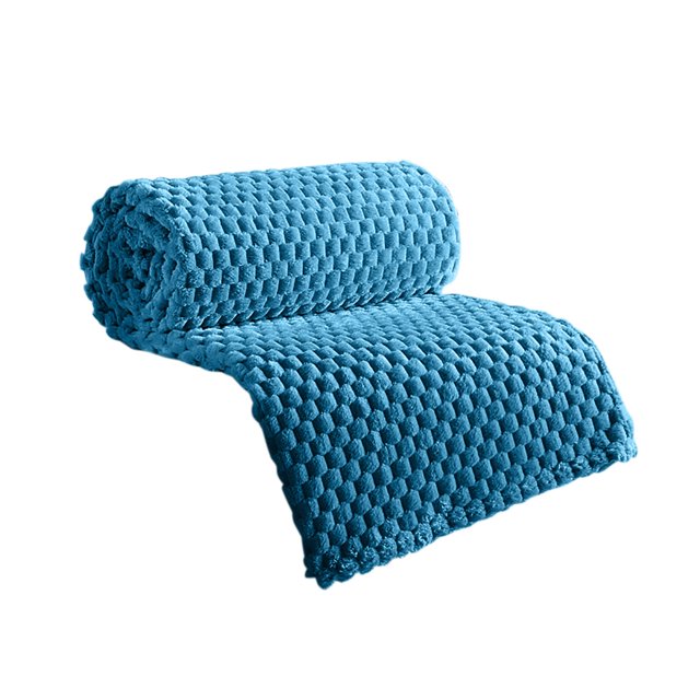 Birdeem Couverture en Flanelle Couleur Unie Couverture Multifonctionnelle
