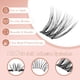 thumbnail image 2 of Pestañas autoadhesivas LA MAESII Clear Band Lash Clusters, 2 of 6