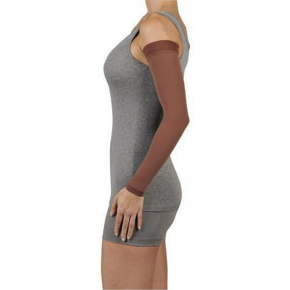 Juzo 2002CGLSB01 VI Soft 30-40mmHg Long Armsleeve with Silicone Top Band - Prints, VI