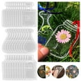 thumbnail image 1 of Fiudx Marcapáginas de Flores Transparentes, Elegante Diseño de Flores Secas, Arte Único Hecho a Mano, Decoración Inspirada En La Naturaleza, Regalo Perfecto para Amantes de Los Libros, Juego de 30 Pi, 1 of 7