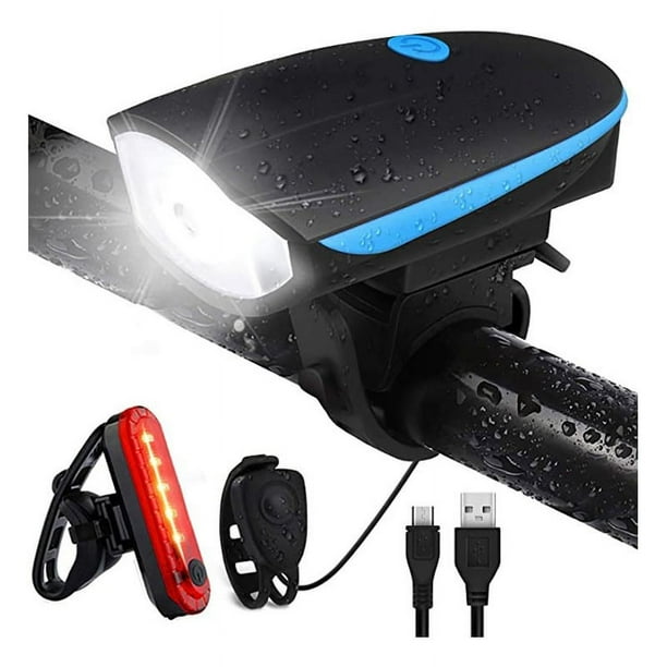 Juego de luces para bicicleta Salandens Luz USB recargables