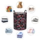 thumbnail image 4 of Balery Colorful Hawaii Palms Cesta de ropa redonda con asas, impermeable, independiente, para ropa, juguetes, dormitorio y familia-Small, 4 of 6